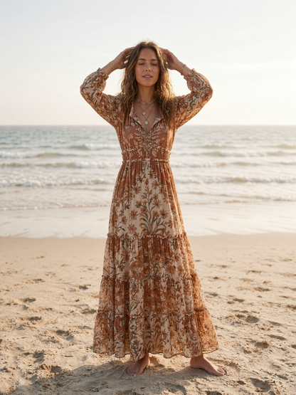 Sienna Bloom Maxi Dress