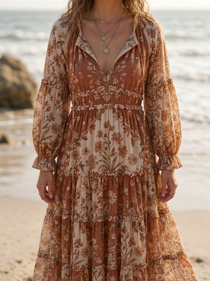 Sienna Bloom Maxi Dress